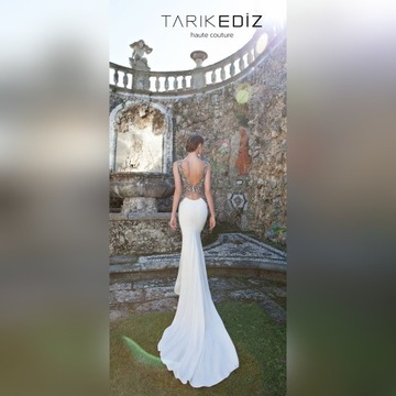 Suknia ślubna Tarik Ediz plus jedwabny 2 metrowy w