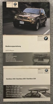 BMW X5 e53 ORGINAL INSTRUKCJE, ETUI, KSIĄŻKI 