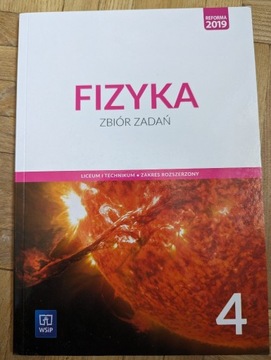 Fizyka 4 zbiór zadań zakres rozszerzony WSiP