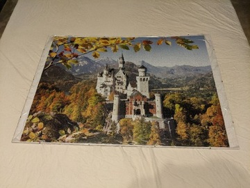 Puzzle 3000 w antyramie Zamek Neuschwanstein