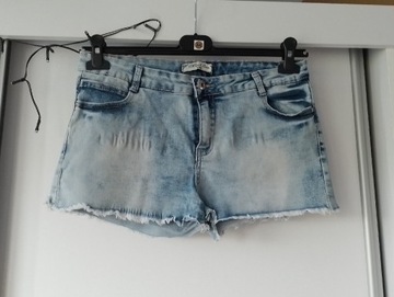 Krótkie spodenki damskie jeans rayon rozm.XL