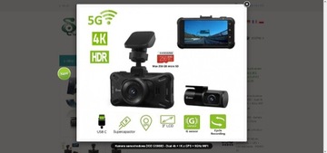 Kamera samochodowa DOD GS980D - Dual 4k + 1K 