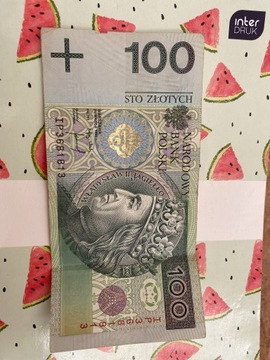 Banknot 100 zł z 25 marca 1994 seria IP
