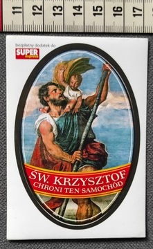 Naklejka ze św. Krzysztofem