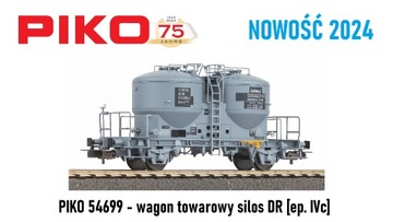 PIKO 54699 wagon silos DR NOWOŚĆ 2024