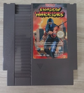 Shadow Warrior Ninja Gaiden Nintendo NES PAL Unikat