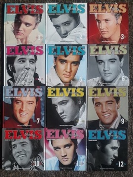 Elvis Presley - kolekcja 12 książek + CD 