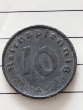 Moneta 10 reichspfennig 1941 A