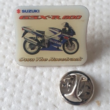 Przypinka,  pin motocykl Suzuki GSX - R 600