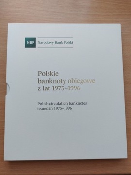 ALBUM POLSKIE BANKNOTY OBIEGOWE 1975-1996 KOMPLET
