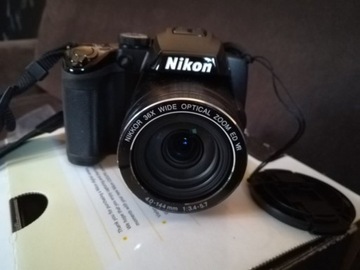 Aparat Nikon COOLPIX P500 + Zestaw