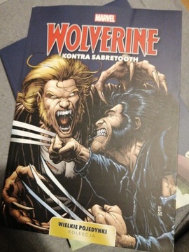 Marvel komiks Wolverine kontra Sabretooth 