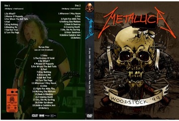 METALLICA Live at Woodstock 1999 (3 DVD)