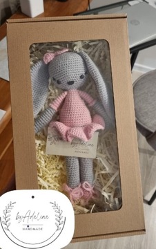 Zając Królik Wielkanoc Amigurumi Prezent