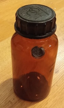 Butelka z brązowego szkła POCH Gliwice