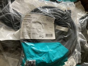 Kabel kable HDMI 10m metrów 3szt 3 sztuki nowe