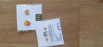 2 komplety przypinek z Mc Donalds 