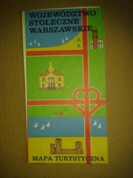 Wojewodztwo stołeczne warszawskie PPWK Stara mapa
