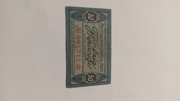 50 Pfennig 1920 rok   Niemcy 