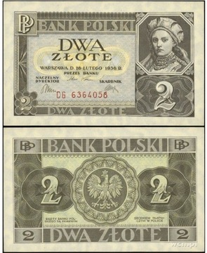 II Rzeczpospolita Polska, 2 złote, 26.02.1936