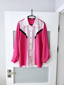 Różowa koszula vintage xl 42