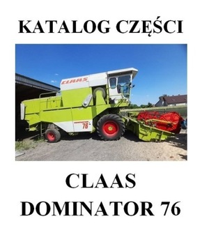 Katalog części kombajn claas Dominator 76