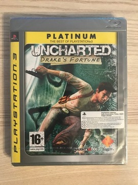 Uncharted Drake's Fortune PS3 Nowa FOLIA Unikat