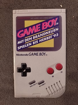 Nintendo broszura reklamowa GAME BOY