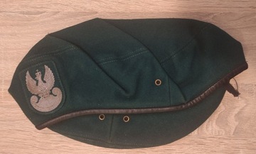 Beret Wojskowy Zielony MON z orłem rozmiar 58 cm