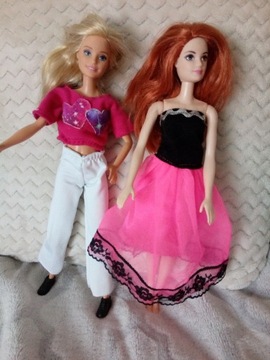 Barbie 2 komplety culloty spodnie +bluza +sukienka