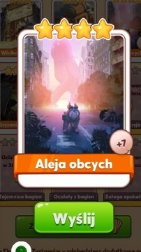 Coin master karta aleja obcych Natychmiastowa wysy