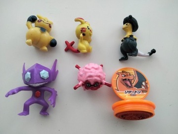 Zastaw figurek zabawek stempel Pokemon Pokemony