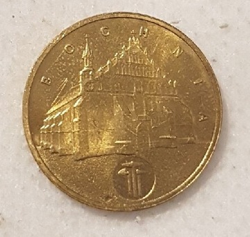 Moneta 2 zł  Bochnia rok 2006