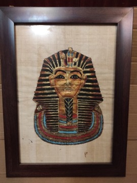 Papirus egipski w ramie faraon 