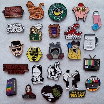 Pin przypinka friends przyjaciele Pulp fiction 