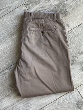 Tommy Hilfiger piękne spodnie chinos -34/36 XL