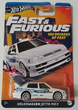 Hot Wheels VOLKSWAGEN JETTA MK3 Fast & Furious