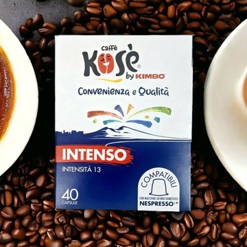 Kapsułki do Nespresso KIMBO CAFFE KOSE INTENSO NESPRESSO 40 KAPS. 40