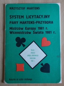 Martens SYSTEM LICYTACYJNY PARY MARTENS-PRZYBORA