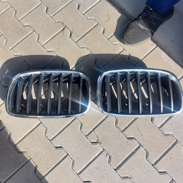 Przód oryginał nerki srebrne bmw x5 e70  grill