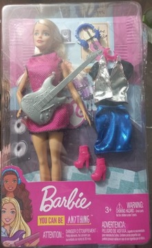 Barbie Lalka Rockstar Muzyczna Kariera GDJ34