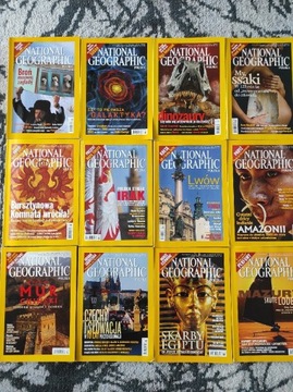 National Geographic. 12 sztuk. 2003 cały.