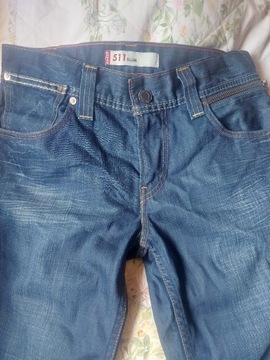 Levi's 511 Slim Jeans dżinsy męskie granat okazja