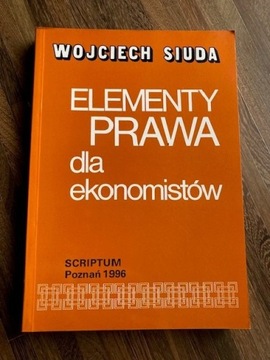 Elementy prawa dla ekonomistów-W.Siuda