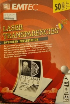 Folia transparentna EMTEC  do drukarek laserowych 