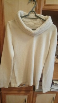 Biały sweter XL/2XL
