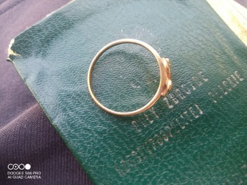Złoty pierścionek.pr.500 złoto tureckie