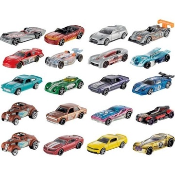 Hot Wheels Małe samochodziki mix 10 sztuk