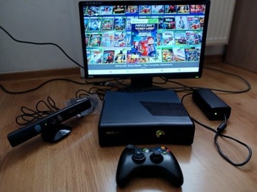 Xbox 360 RGH3 PAD KINECT 250GB Duży zestaw