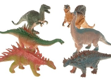 Zabawka, Zestaw 6  dinozaurów 